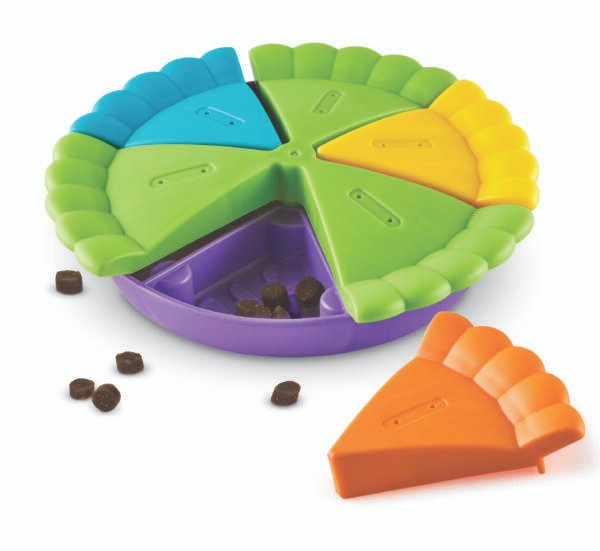 Brightkins Slice of Pie Interactive Treat & Food Puzzle Toy