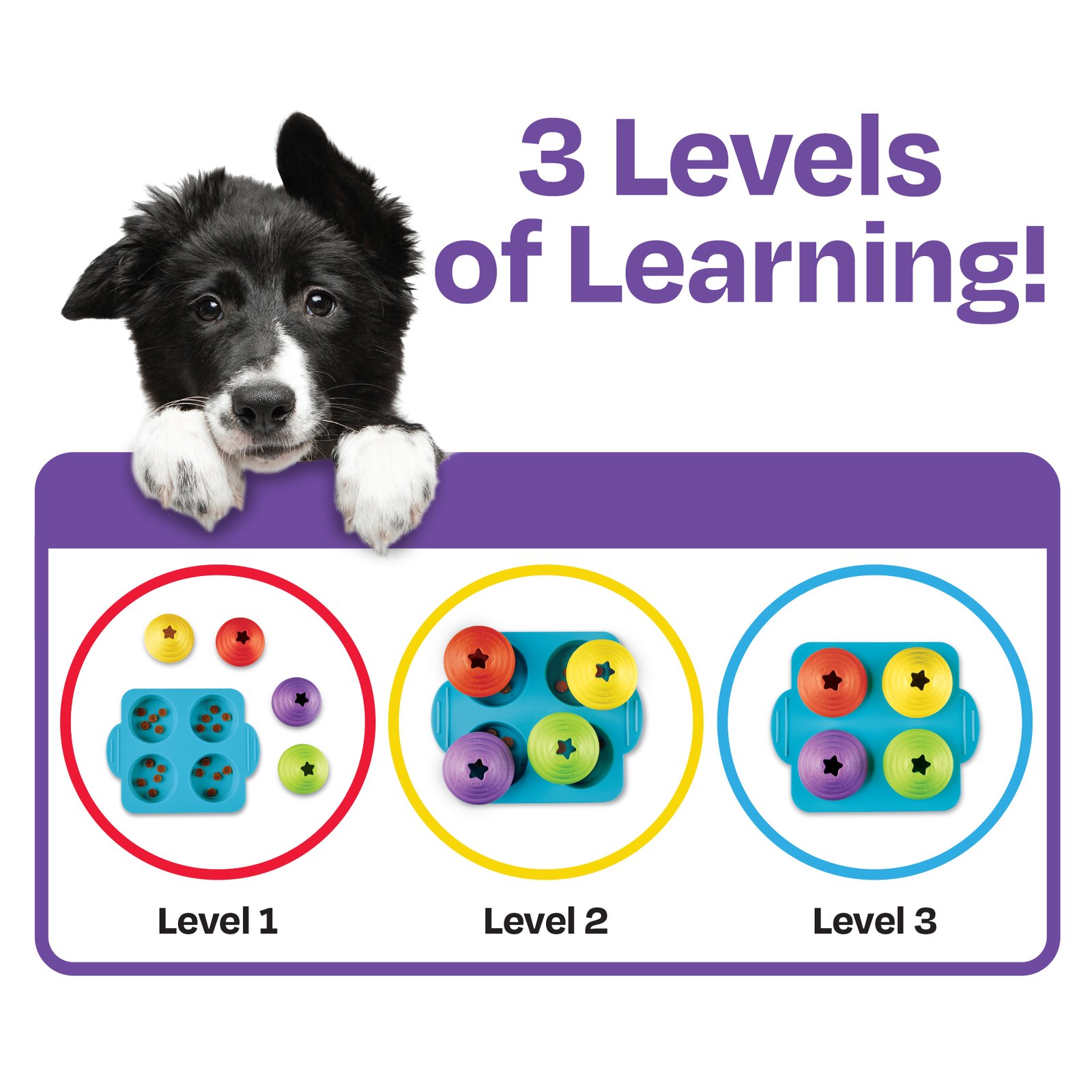 Brightkins Cupcake Party! Interactive Dog Treat Dispensing Toy & Puzzle - Image 4