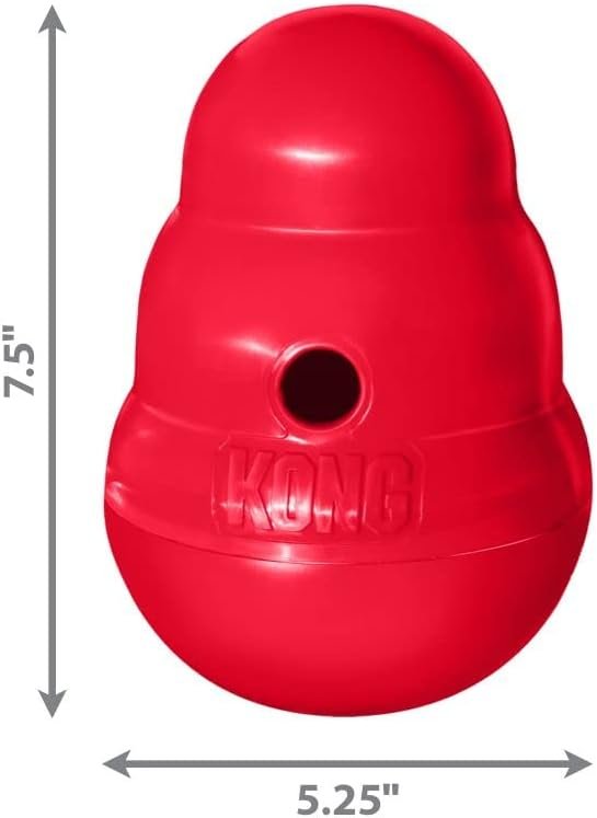 KONG Wobbler Treat Toy - Interactive Treat Dispenser for Dogs - Image 4