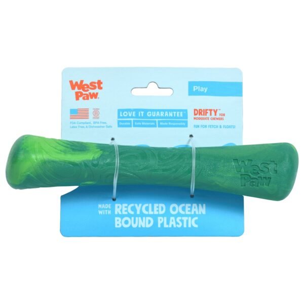 West Paw Seaflex Recycled Plastic Fetch Dog Toy - Drifty - Image 3