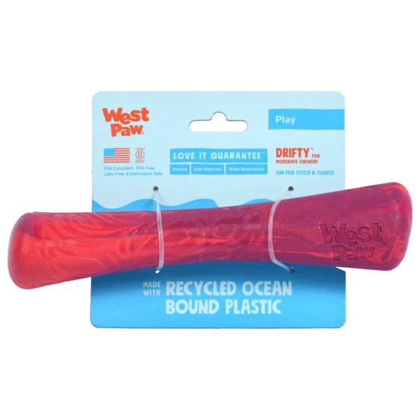 West Paw Seaflex Recycled Plastic Fetch Dog Toy - Drifty - Image 4