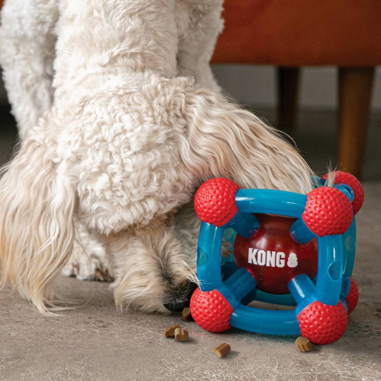 KONG Rewards Tinker Treat Dispensing Dog Toy for Medium-Large Dogs - Image 4