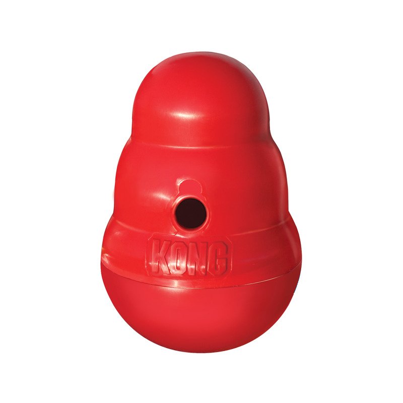 KONG Wobbler Treat Toy - Interactive Treat Dispenser for Dogs