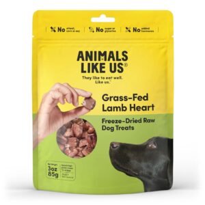 Animals Like Us Dog Lamb Heart Freeze-Dried Raw Treat 85G