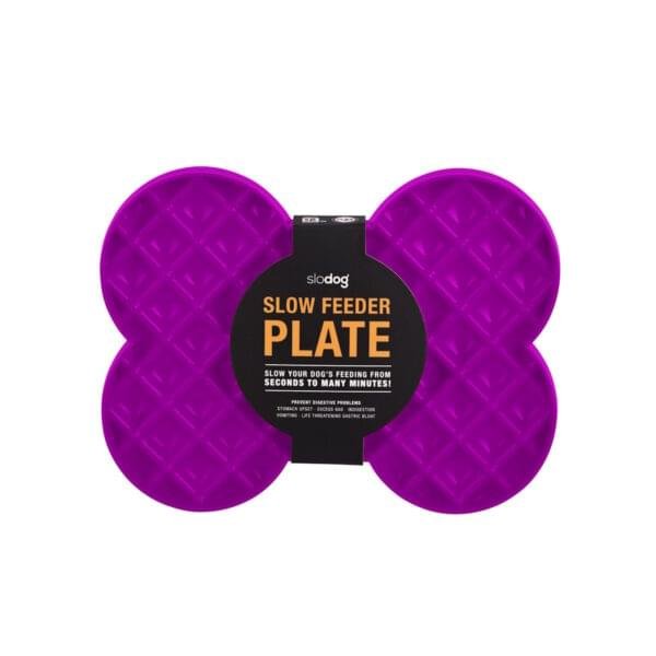 SloDog by Lickimat - Bone-Shaped Slow Food Bowl for Medium & Large Dogs - Image 3