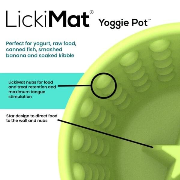 Lickimat Yoggie Pot Slow Feeder Dog Bowl - Image 9